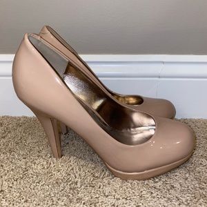 Madden Girl Beige Platforms